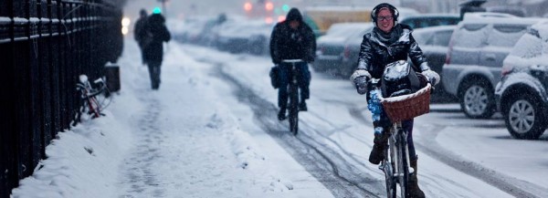 Bicycle-snow