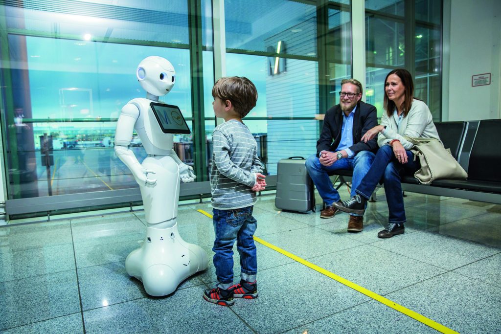 FMG,Pepper Roboter,Flughafen München