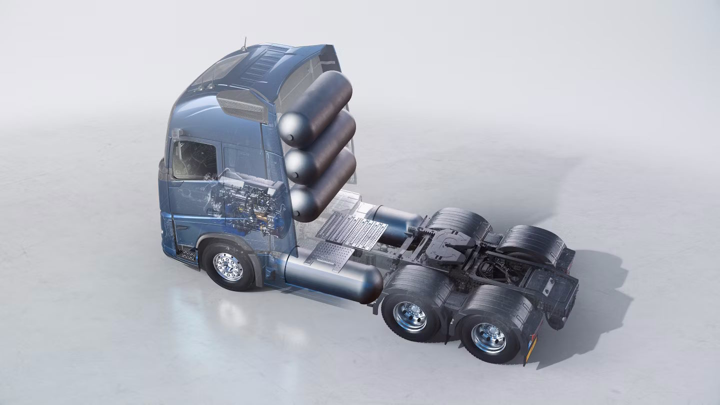 Volvo hidrogénüzemű kamion